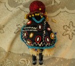 zulu bead doll back
